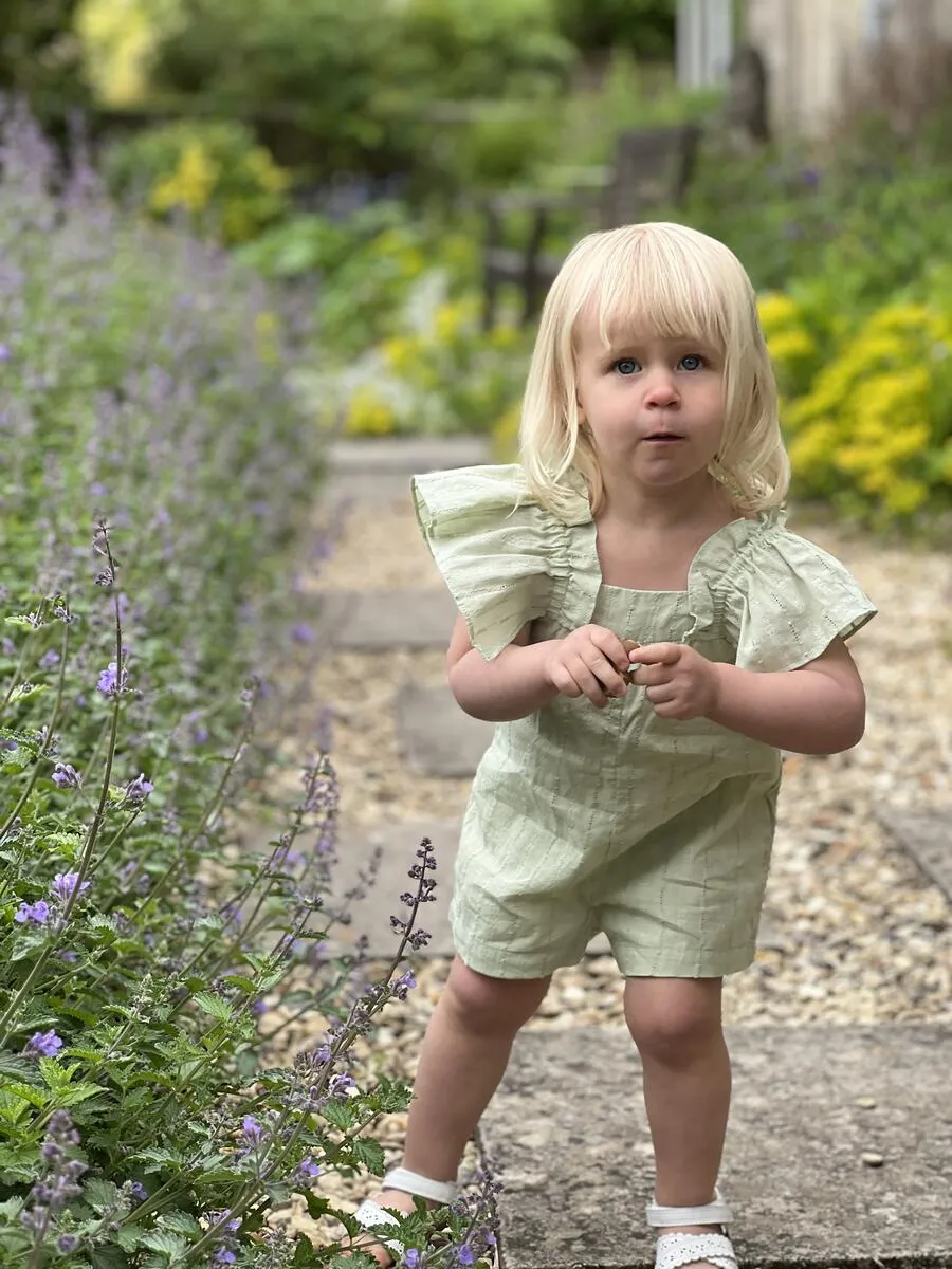 Amelia Romper - Green