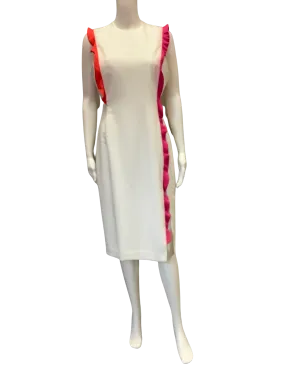 Black Halo Women's Dress Midi Ivory Size: 6 New W/Tags