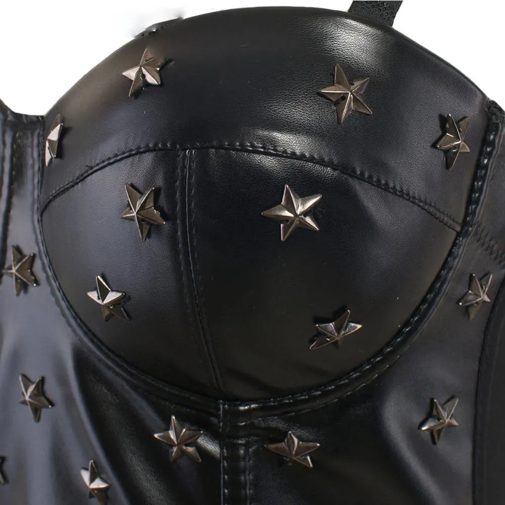Black Star Crop Top