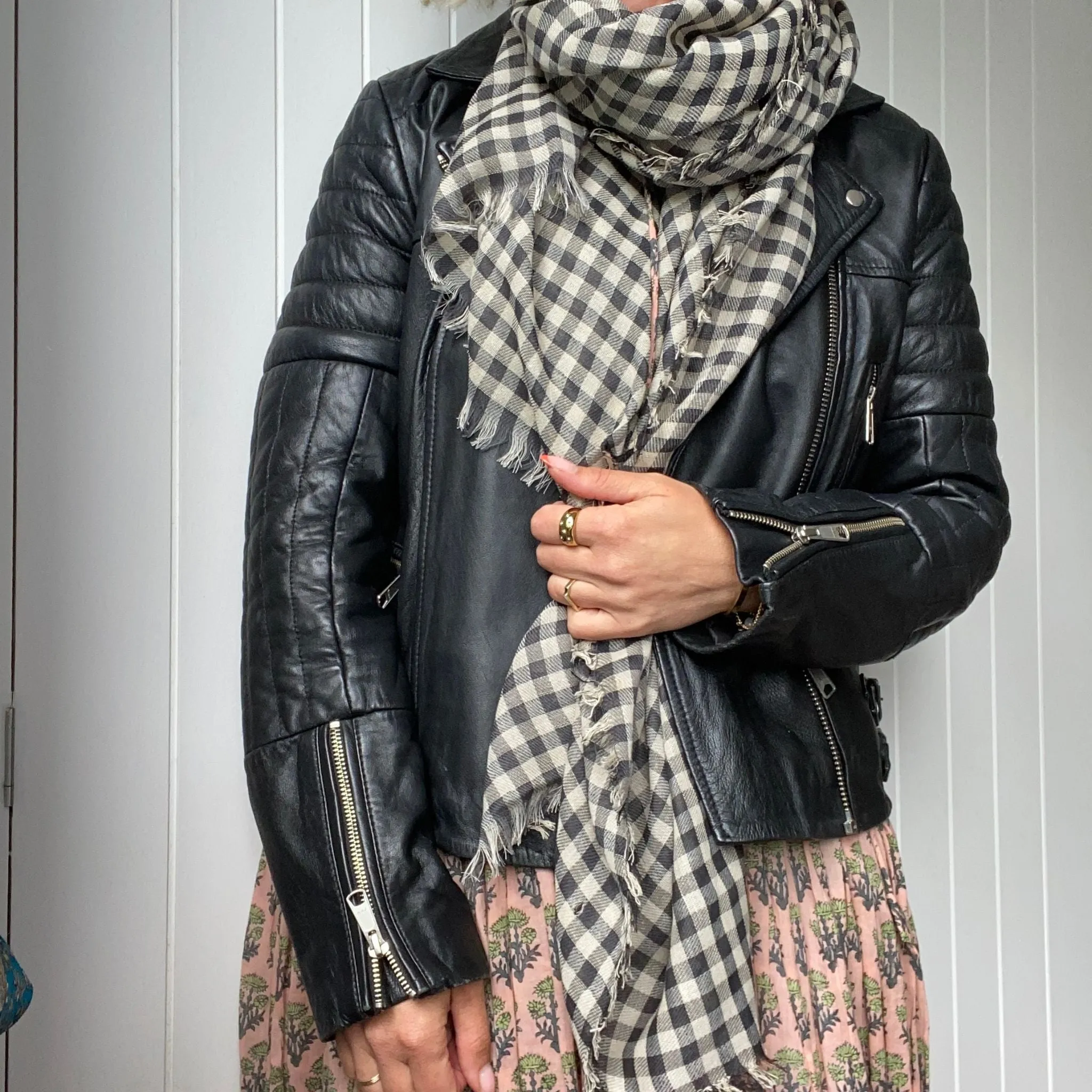 Checked Scarves