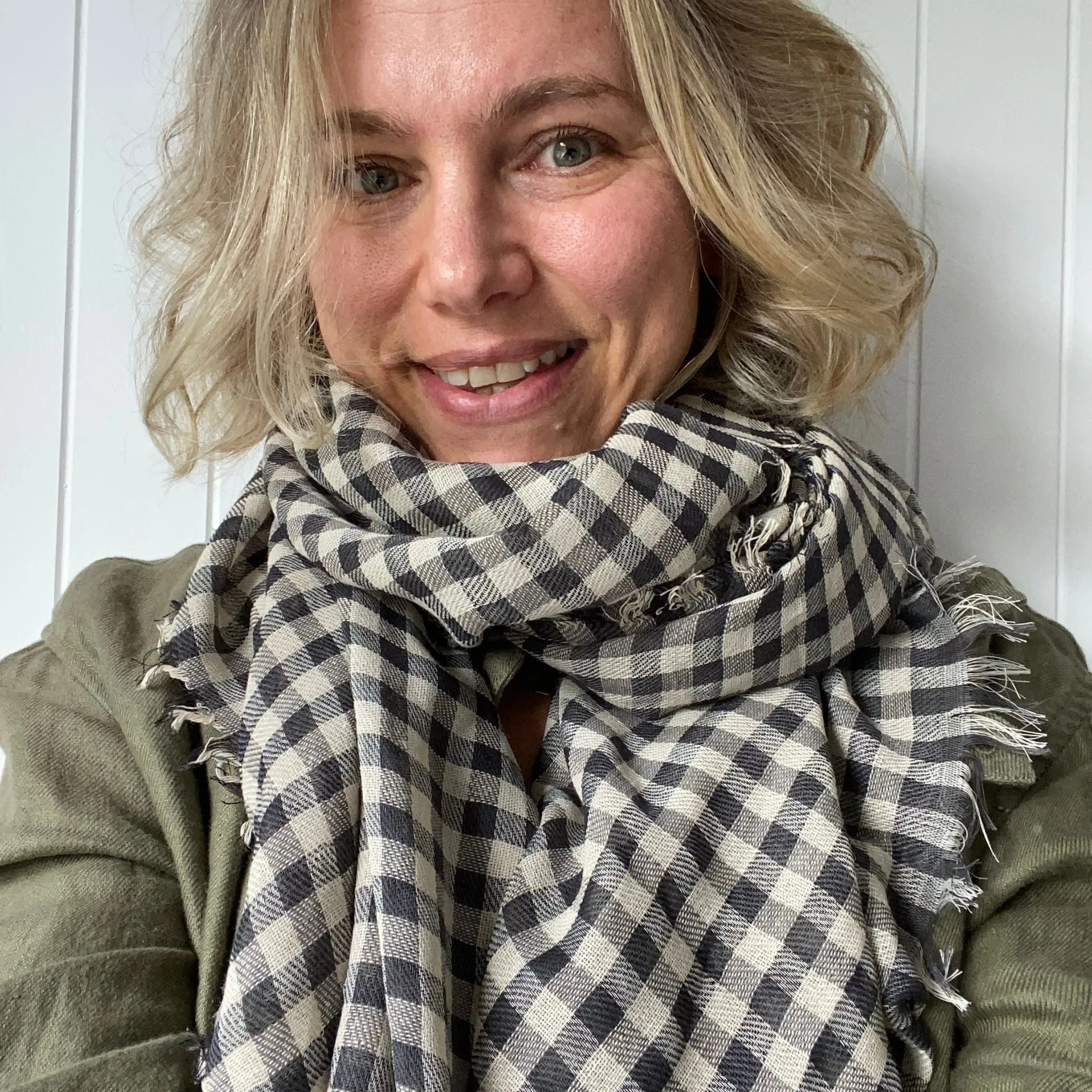 Checked Scarves