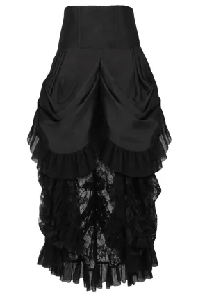 Elleen Black Victorian Skirt