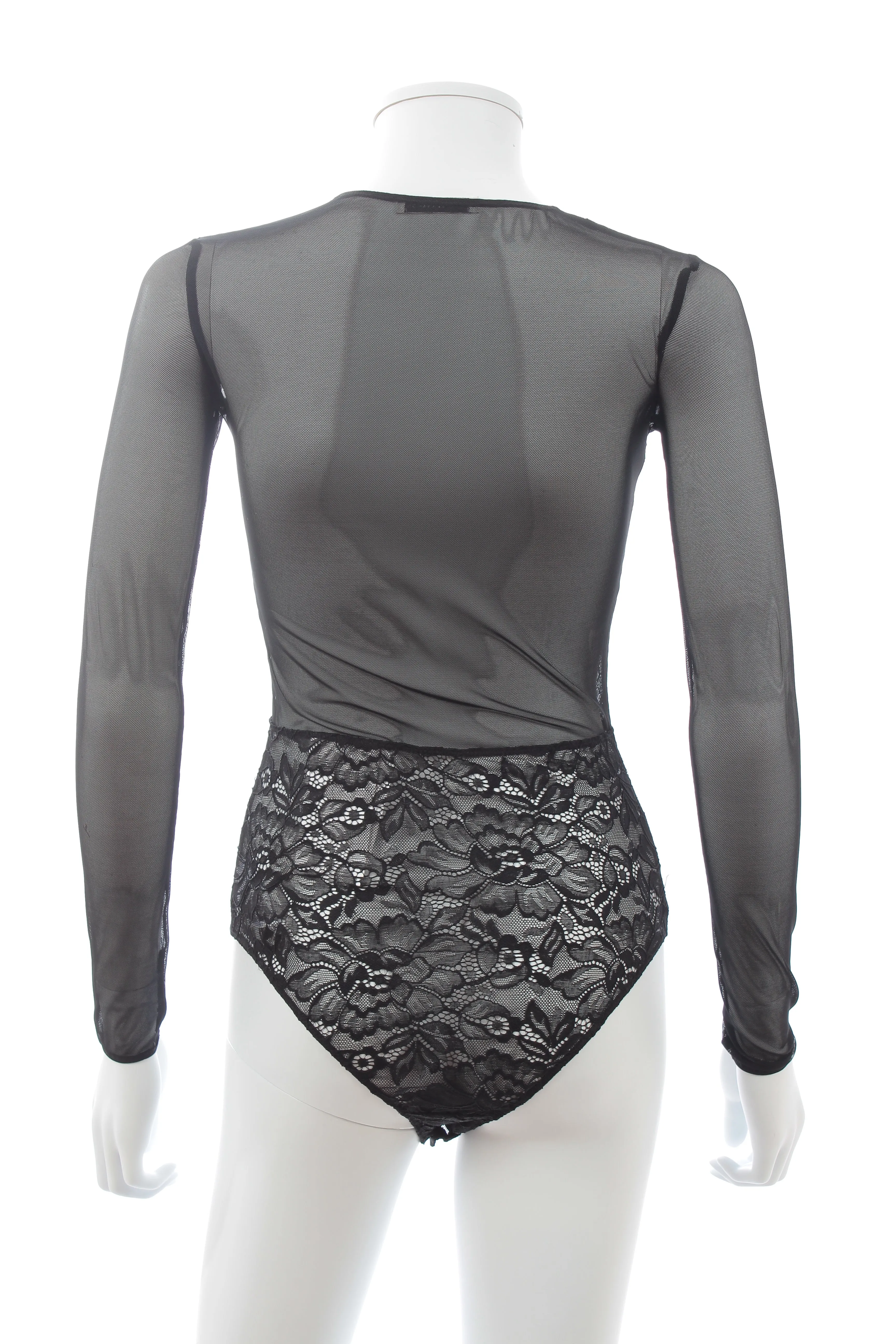 Faith Connexion Lace Mesh Bodysuit
