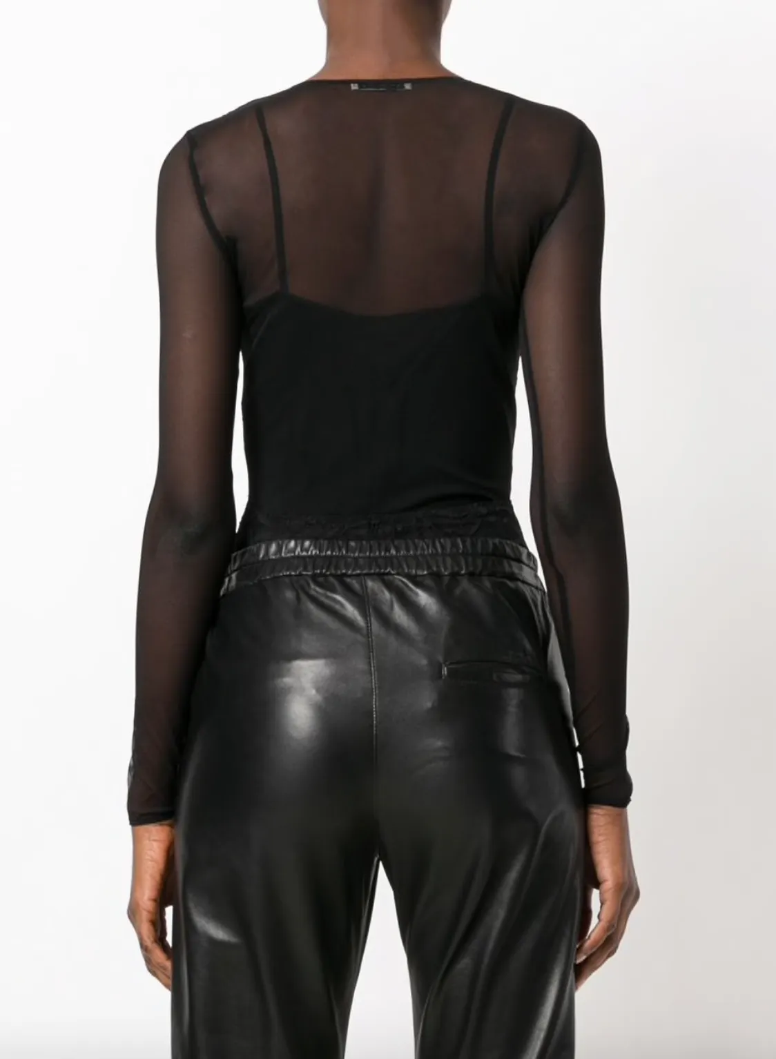 Faith Connexion Lace Mesh Bodysuit