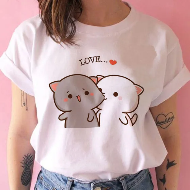 Harajuku Kawaii Casual T-Shirt - Cute Kawaii Cartoon Animal Prints | S-2XL