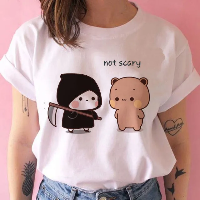Harajuku Kawaii Casual T-Shirt - Cute Kawaii Cartoon Animal Prints | S-2XL