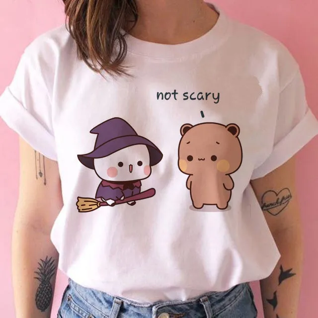Harajuku Kawaii Casual T-Shirt - Cute Kawaii Cartoon Animal Prints | S-2XL