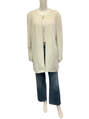 Laundry Jacket Midi Length White Size: 16