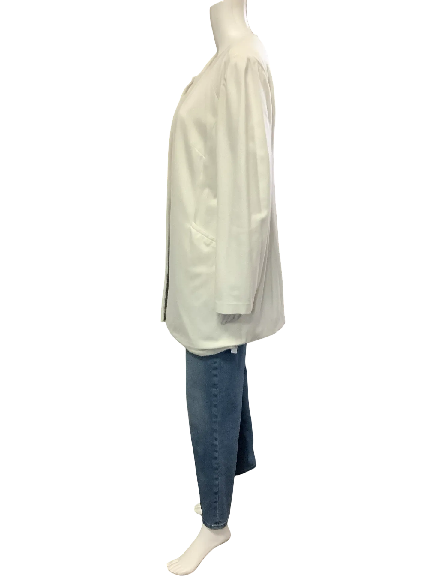 Laundry Jacket Midi Length White Size: 16