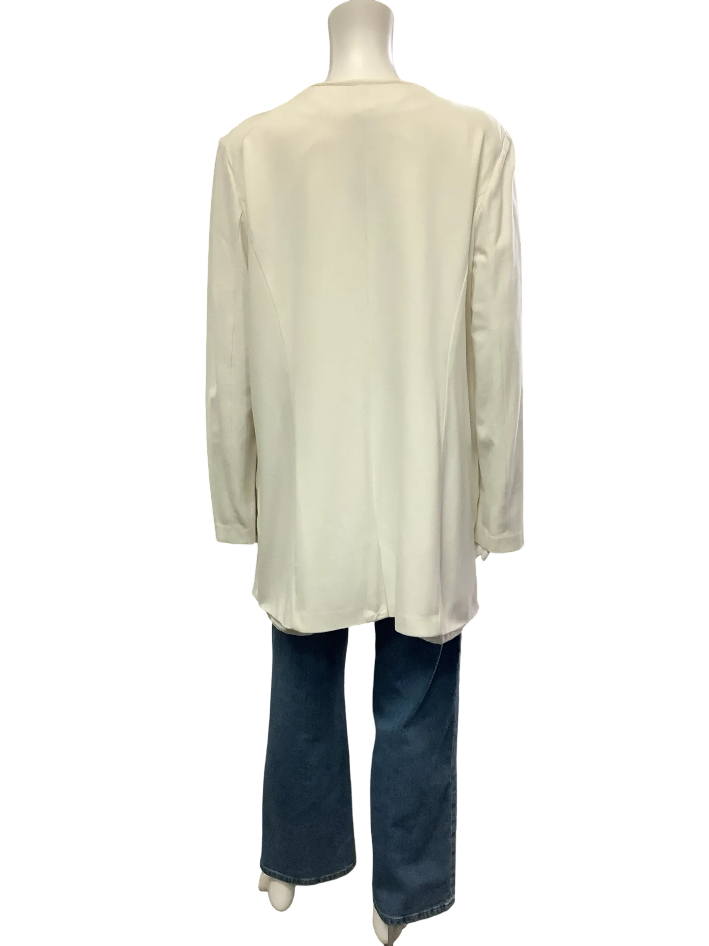 Laundry Jacket Midi Length White Size: 16