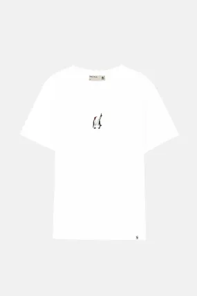 İmparator Penguen Premium T-Shirt - Beyaz