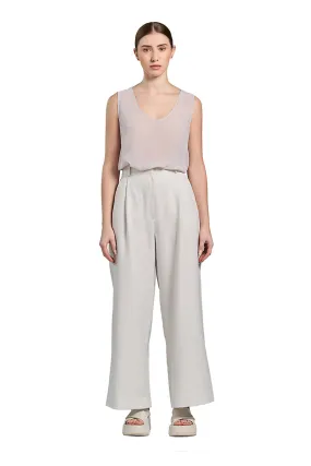 Pleated Wide-Leg Pants