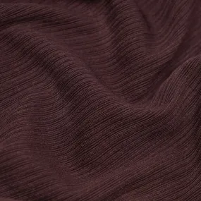 Remnant - 1.9m - Ripple Rib Knit - Mulberry