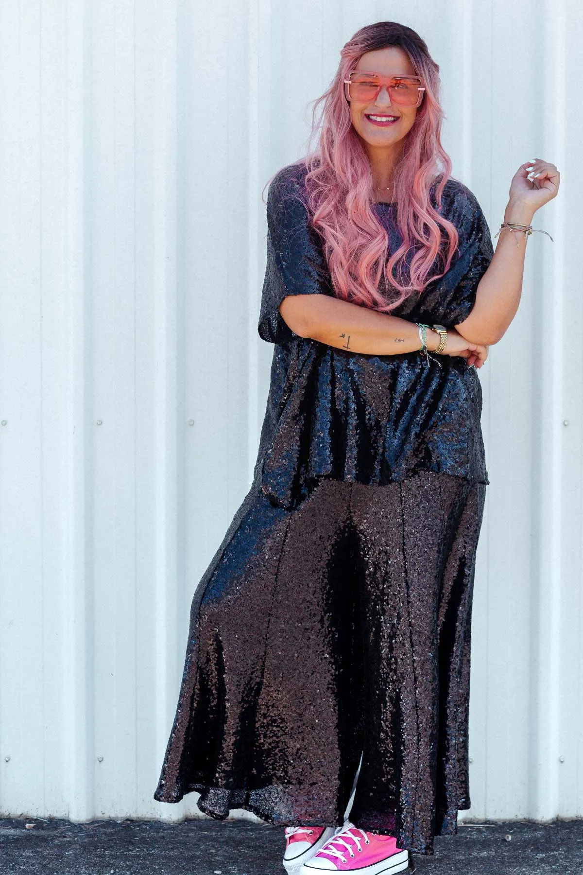 SS Drape Disco - Black