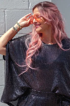 SS Drape Disco - Black