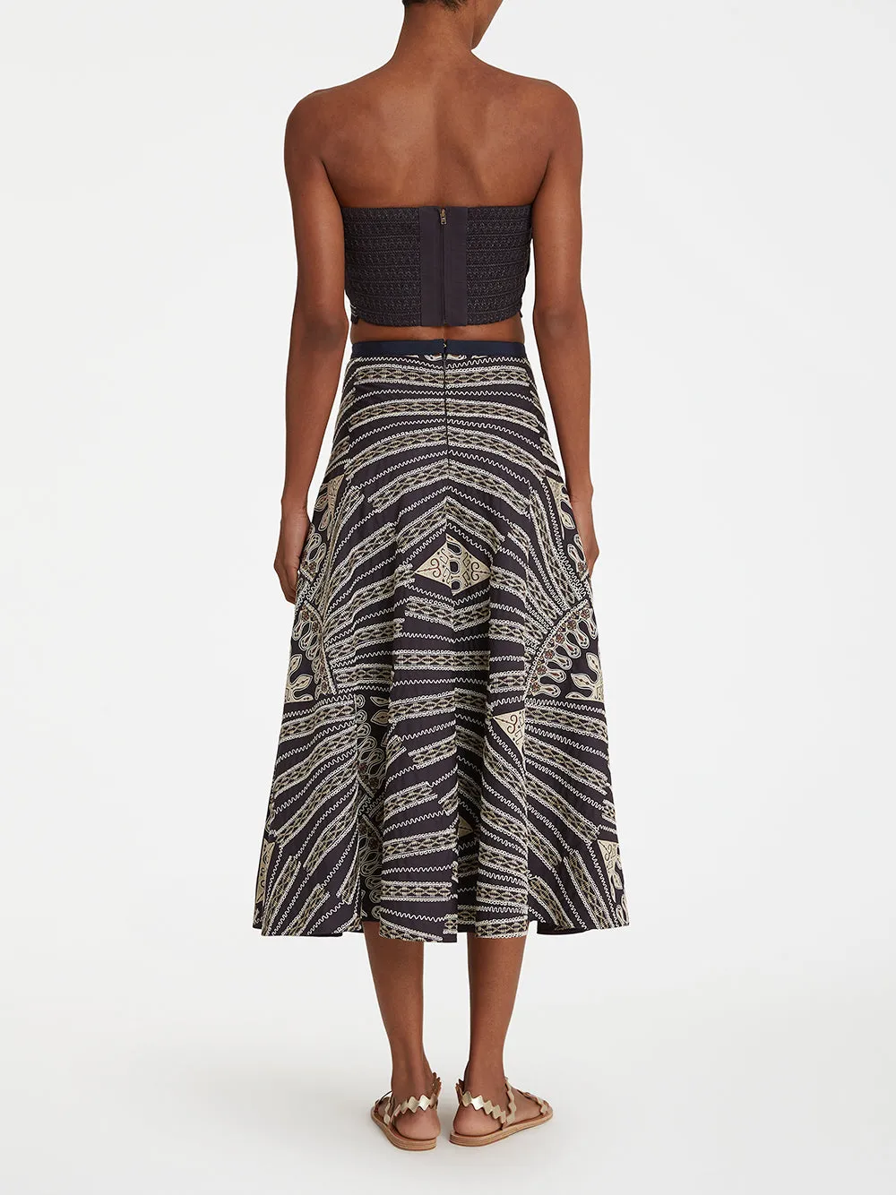 Tasha Skirt with Calliope Embroidery