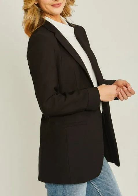 THOMASIN blazer (Black)