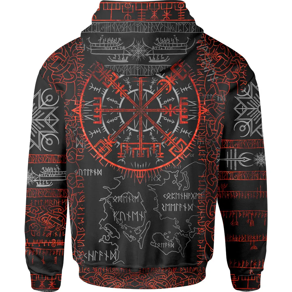 Vegvisir Pullover Hoodie - Ember Edition