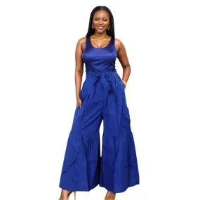 Wide Leg Palazzo Pants Royal Blue